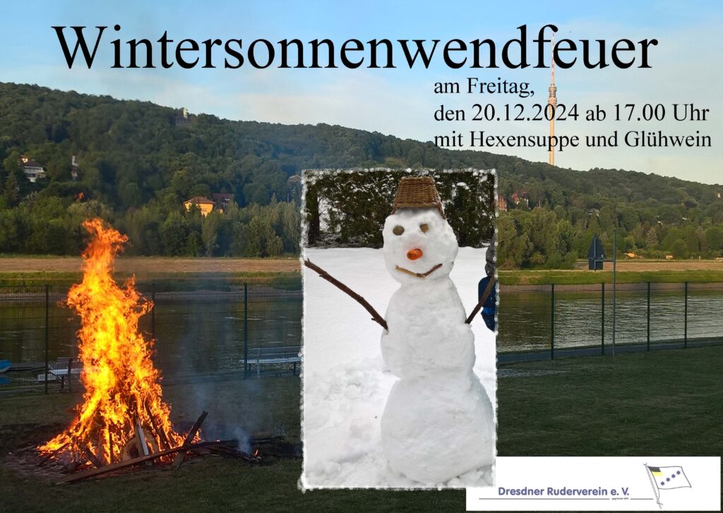 Wintersonnenwendfeuer am Freitag, den 20.12.1014 ab 17:00 Uhr mit Hexensuppe und Glühwein